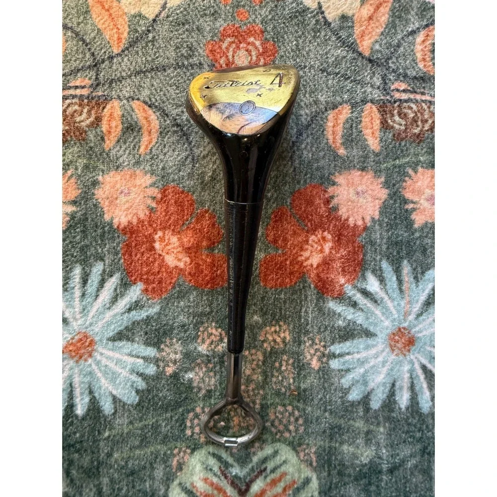 Vintage Titleist 4 Wood Golf Club Head Bottle Opener Custom Barware‎ Gift